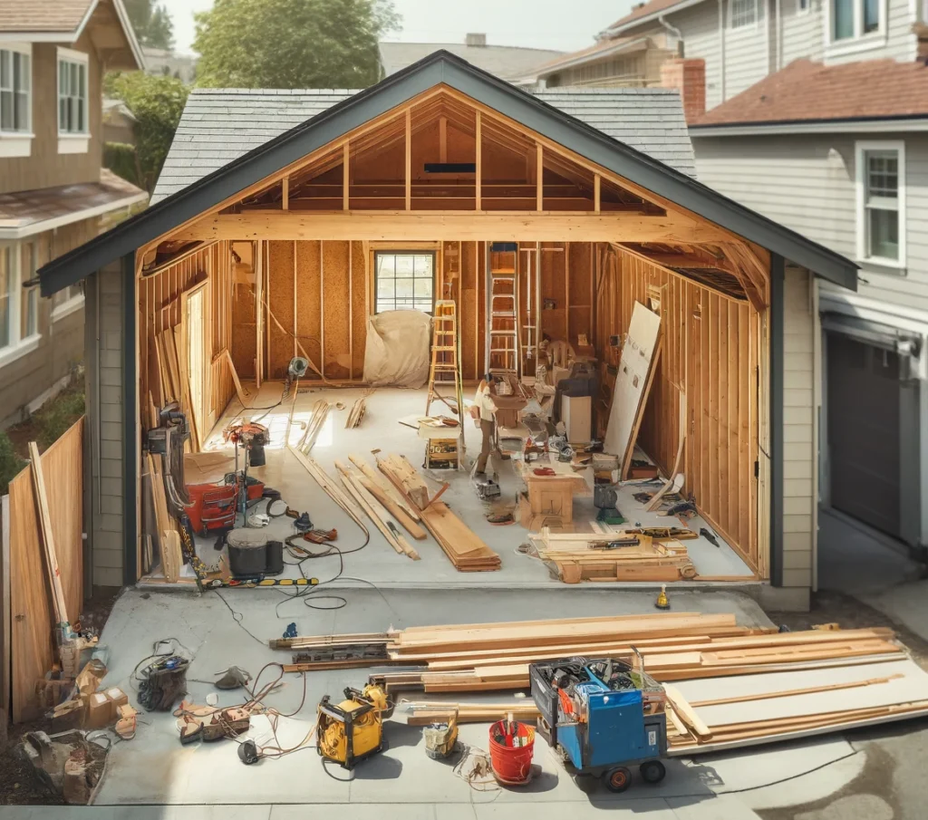 Garage Conversion with Addition​